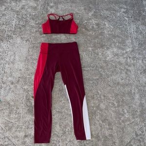 Athleta matching pilates/yoga outfit